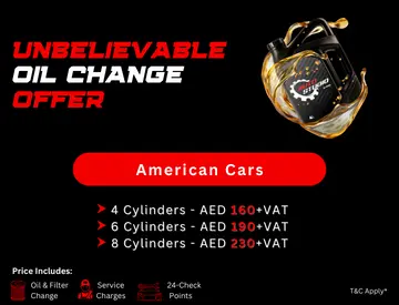 Best oil change offer for American cars in Dubai